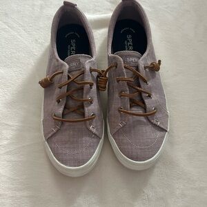 Sperry Light Purple Canvas Shoes